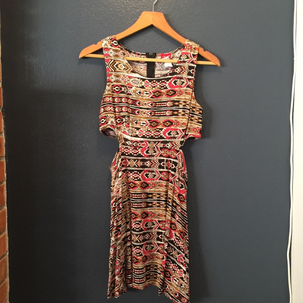 Tribal pattern with cut-outs